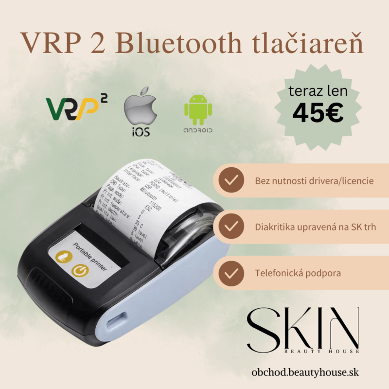 VRP 2 tlačiareň pre iOS a Android