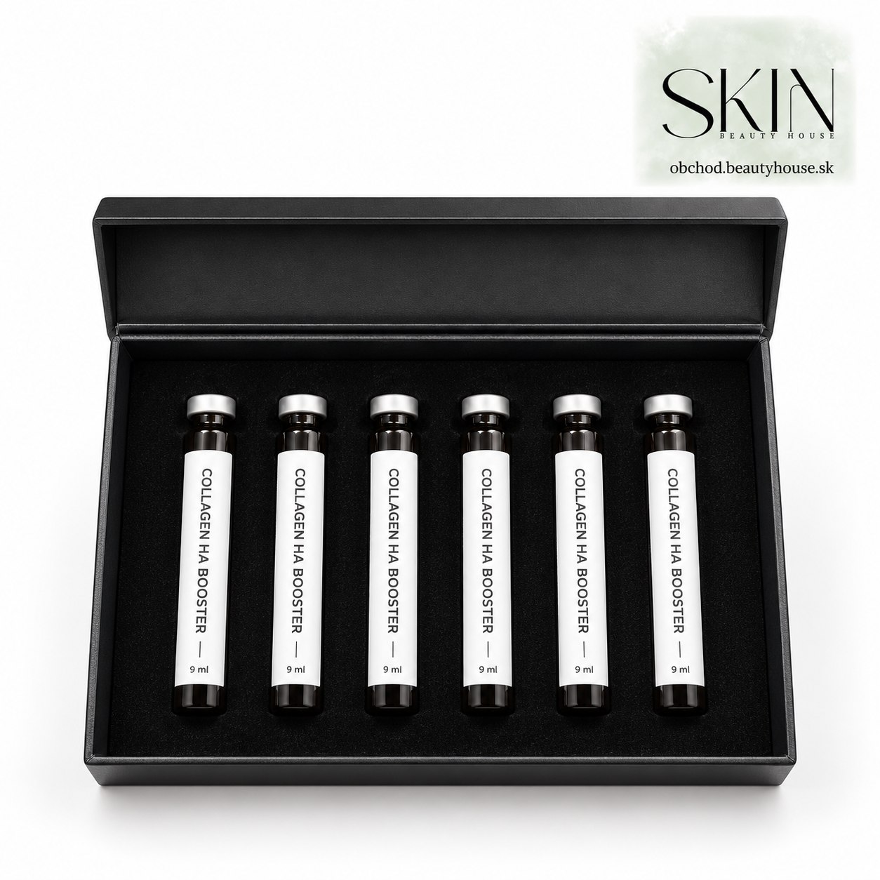 Collagen HA Booster – sada 6 × 9 ml pre kompatibilnú Hydra Beauty hlavicu