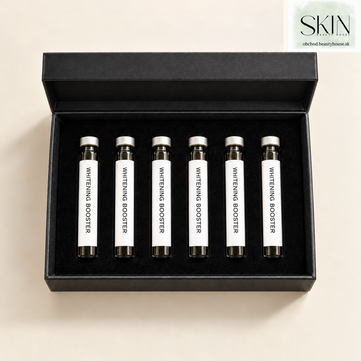 Whitening Booster – sada 6 × 9 ml pre kompatibilnú Hydra Beauty hlavicu